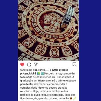 Tenho agora uma relíquia histórica