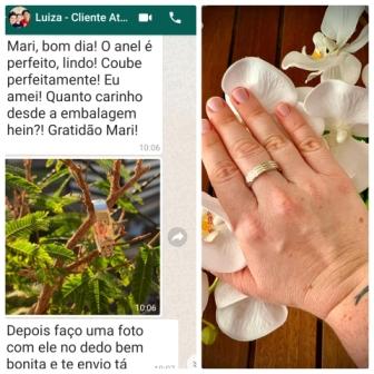 O anel é perfeito! Lindo!